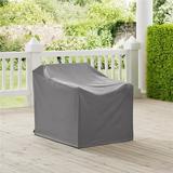 Crosley Furniture Patio Polyester Fabric Chair Cover in Gray