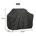 BBQ Gas Grill Cover Barbecue Waterproof Outdoor Heavy Duty Protection Dust-proof Rainproof Cloth Cover Square Barbecue Supplies 3XS-XL