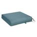 Duck Covers Weekend Water-Resistant Outdoor Dining Seat Cushion 19 x 19 x 3 inch Blue Shadow
