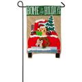 Evergreen Flag & Garden Home for the Holidays 2-Sided Polyester 1 6 x 1 ft. Garden Flag