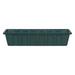 Novelty Poly-Pro Plastic Indoor/Outdoor Liner/Planter Flower Box Green 24