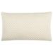 SAFAVIEH Sweet Knit Geometric Plush Pillow 12 x 20 Natural/Stone