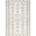 nuLOOM Sierra Moroccan Diamond Outdoor Area Rug 10 x 14 Ivory