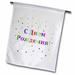 3dRose S Dnem Rozhdeniya - Happy Birthday in Russian colorful rainbow text - Garden Flag 18 by 27-inch