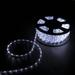 Walcut 150Ft 2 Wire LED Rope Lights Cool White Lights with Clear PVC Jacket Connectable and Flexible for Indoor Wedding Christmas Party and Waterproof for Outdoor Decoration