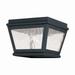 Livex Lighting - Exeter - 2 Light Outdoor Flush Mount in Farmhouse Style - 8