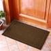 Mibao Entrance Door Mat Winter Durable Large Heavy Duty Front Outdoor Rug 18 x 30 inch Coffee