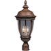 Maxim Knob Hill DC Three Light 22-Inch Outdoor Post Light - Sienna - 3460CDSE