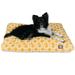 Majestic Pet | Links Shredded Memory Foam Rectangle Pet Bed For Dogs Removable Cover Yellow Medium