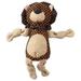 DII Bone Dry Burlap Body Jungle Friends Squeaking Pet Toy 1 Piece Lewis Lion Plush Toy for Small Medium and Large Dog