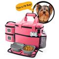 Mobile Dog Gear Week Away Bag Small Pink