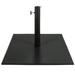 Best Choice Products 38.5lb Steel Umbrella Base Square Patio Stand w/ Tightening Knob and Anchor Holes - Black