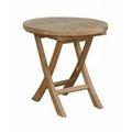 Anderson Teak Montage 20 in. Round Folding Table