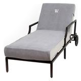 Linum Home Textiles Monogrammed Chaise Lounge Cover