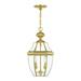 Livex Lighting - Monterey - 2 Light Outdoor Pendant Lantern in Traditional Style