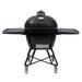 Primo L Oval Ceramic Charcoal All-In-One Kamado Grill Head on Wheeled Cradle