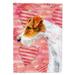 Carolines Treasures BB9737GF Fox Terrier Love Flag Garden Size Small multicolor