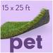 ALLGREEN Pet 15 x 25 FT Artificial Grass for Pet Dog Potty Training Indoor/Outdoor Area Rug