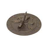 Dragonfly Sundial - French Bronze