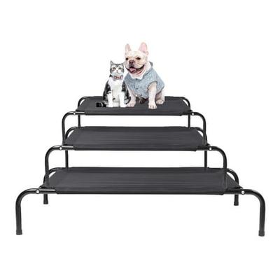 Elevated Cooling Cot Pet Bed W Non Slip, Non Slip Bed Frame Feet