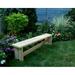 Creekvine Designs WRF18005BCHCVD 5 ft. Cedar 1800 Traditional Bench with Slant Brace