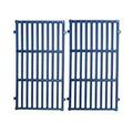 BBQ Grill Compatible With Weber Grills 2 Piece Matte Cast Iron Cooking Grates 17 7/16 x 20 1/2 BCP63832