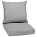 Arden Selections Performance Outdoor Deep Seating Cushion Set 24 x 24 Paloma Valencia