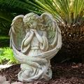 Alpine Corporation Old World Guardian Angel Statue 19 Inch Tall