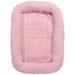 Sherpa Crate Dog Beds Soft Plush Comfortable Bed For Dogs Choose Size and Color (Crate Bed - Baby Pink xSmall)