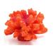 Resin Mini Coral Plant Aquarium Fishbowl Landscape Decor Reef Ornament Orange