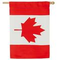 Evergreen Canada Applique House Flag 28 x 44 Inches Outdoor Decor for Homes and Gardens