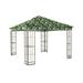Garden Winds Replacement Canopy Top Cover for the S-J-109DN Gazebo -Standard 350 - Palm