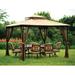 Garden Winds Replacement Canopy Top for Bamboo Look Gazebo