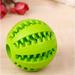 Rubber Ball Chew Treat Non-toxic Pet Dog Puppy Cat Toy Training Dental Teething