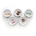 DDI 2324606 Melamine Dog Bowls - Assorted Designs 7 Case of 48