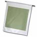 3dRose Moss Green - greenish grey gray - muddy plain simple one single solid color - brown-green sage - Garden Flag 12 by 18-inch