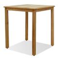 Outdoor Living and Style 41 Brown Eden Teak Traditional Square Patio Dining Table