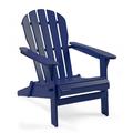 Plow & Hearth Wooden Adirondack Chair - Navy