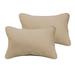 Sorra Home Sloane Beige 13 x 20-inch Indoor/ Outdoor Pillow Set