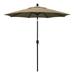 California Umbrella 7.5 ft. Aluminum Push Button Tilt Sunbrella Market Umbrella