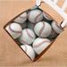 GCKG baseball balls sports Chair Pad Seat Cushion Chair Cushion Floor Cushion with Breathable Memory Inner Cushion and Ties Two Sides Printing 16x16 inches