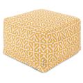 Majestic Home Goods Indoor Outdoor Aruba Ottoman Pouf 27 in L x 27 in W x 17 in H