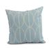 Simply Daisy 18 x 18 Ovals Go \ Round Geometric Print Outdoor Pillow Pale Blue