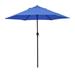 Astella 9 Steel Market Umbrella With Push Tilt in Polyester Pacific Blue