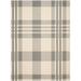 SAFAVIEH Courtyard Benjamin Plaid Indoor/Outdoor Area Rug 8 x 11 Grey/Bone