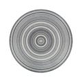 Couristan Recife Gazebo Stripe Indoor / Outdoor Area Rug Champagne- Grey 7 6 Round