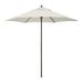 Astella 9â€™ Shade Essential Market Steel Wood-Grain Push-Lift Patio Umbrella in polyester natural