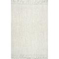 nuLOOM Courtney Braided Indoor/Outdoor Area Rug 4 x 6 Ivory