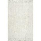 nuLOOM Courtney Braided Indoor/Outdoor Area Rug 4 x 6 Ivory