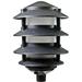 Dabmar Lighting FG5100-LED12-B 4 Tier 6 in. Top 0.5 in. Base 12 watt G24 LED 120-277 V Pagoda Fixture with Pre-Wired Black Bronze & Green